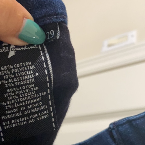 7 For all mankind distressed crop Jean - Picture 5 of 6